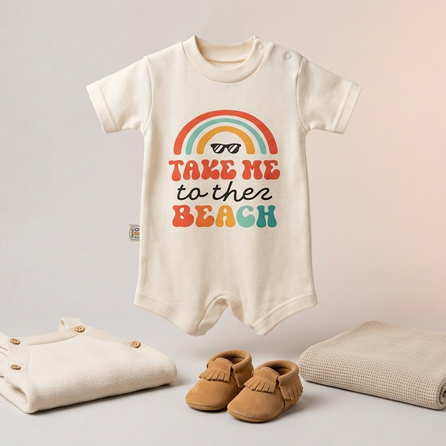 Take Me to the Beach Baby Romper – 6 Color