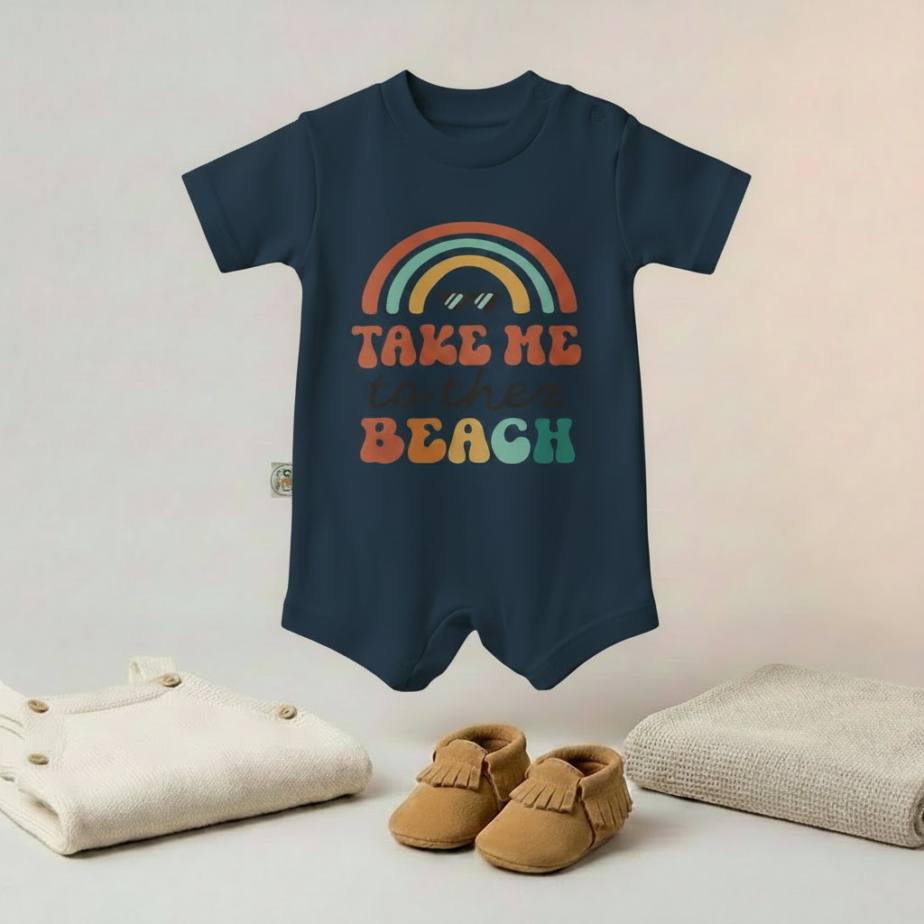 Take Me to the Beach Baby Romper – 6 Color