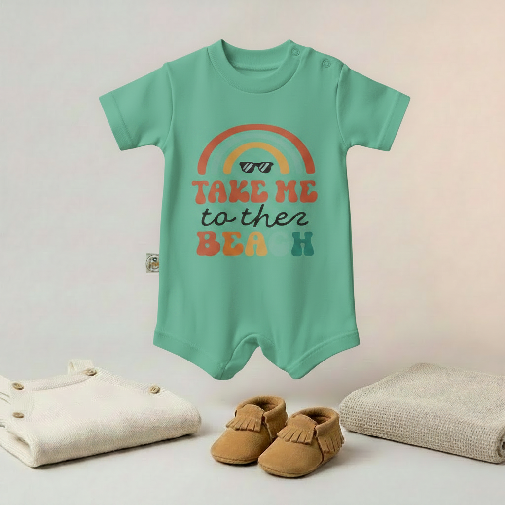 Take Me to the Beach Baby Romper – 6 Color