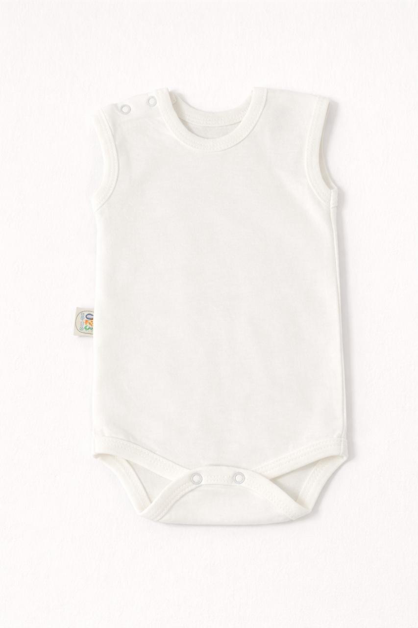 Sleeveless Baby Bodysuit – Soft Cotton Newborn Romper (3 Colors)