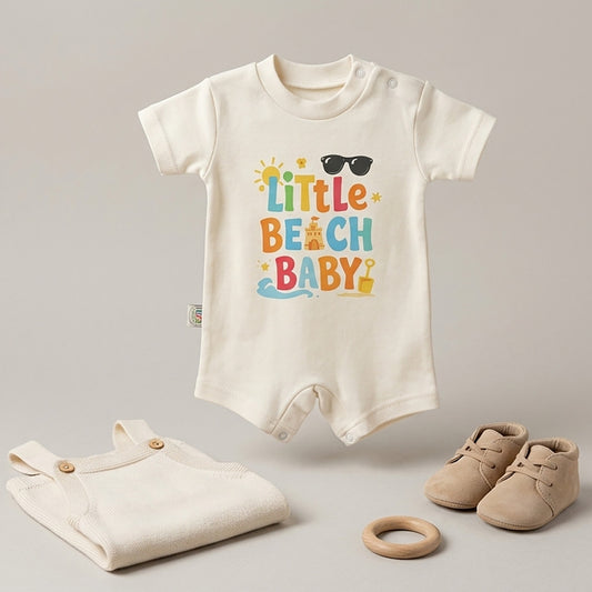Little Beach Baby Romper – 6 Color Options
