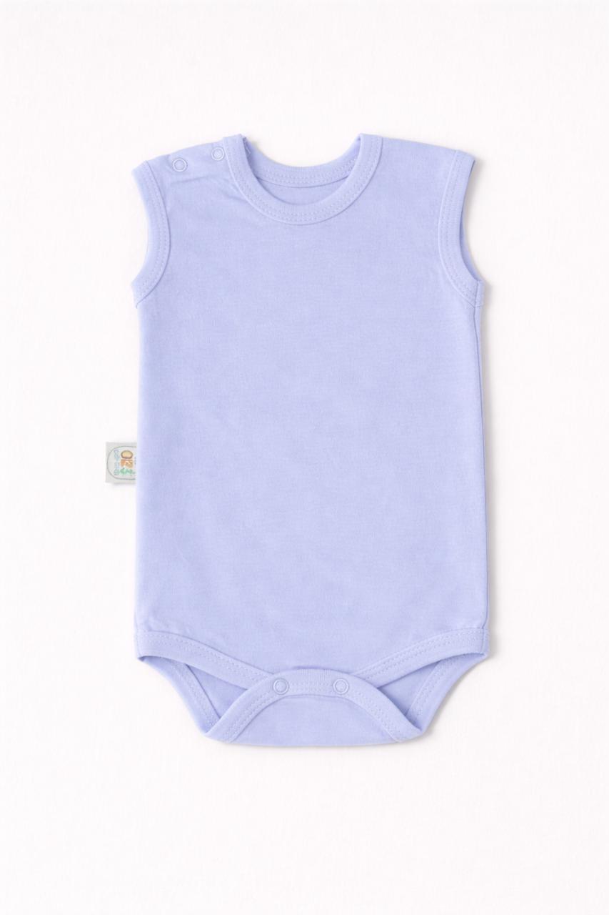 Sleeveless Baby Bodysuit – Soft Cotton Newborn Romper (3 Colors)